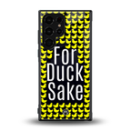 for duck sake back phone cover | glass case for samsung galaxy s23 ultra