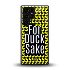 for duck sake back phone cover | glass case for samsung galaxy s25 ultra