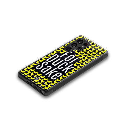 for duck sake back phone cover | glass case for samsung galaxy s25 ultra