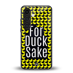 for duck sake back phone cover | glass case for samsung galaxy s24