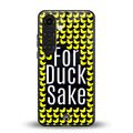 for duck sake back phone cover | glass case for samsung galaxy s25