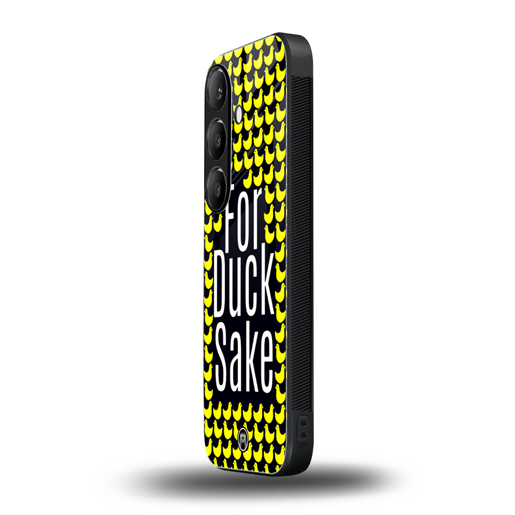 for duck sake back phone cover | glass case for samsung galaxy s24