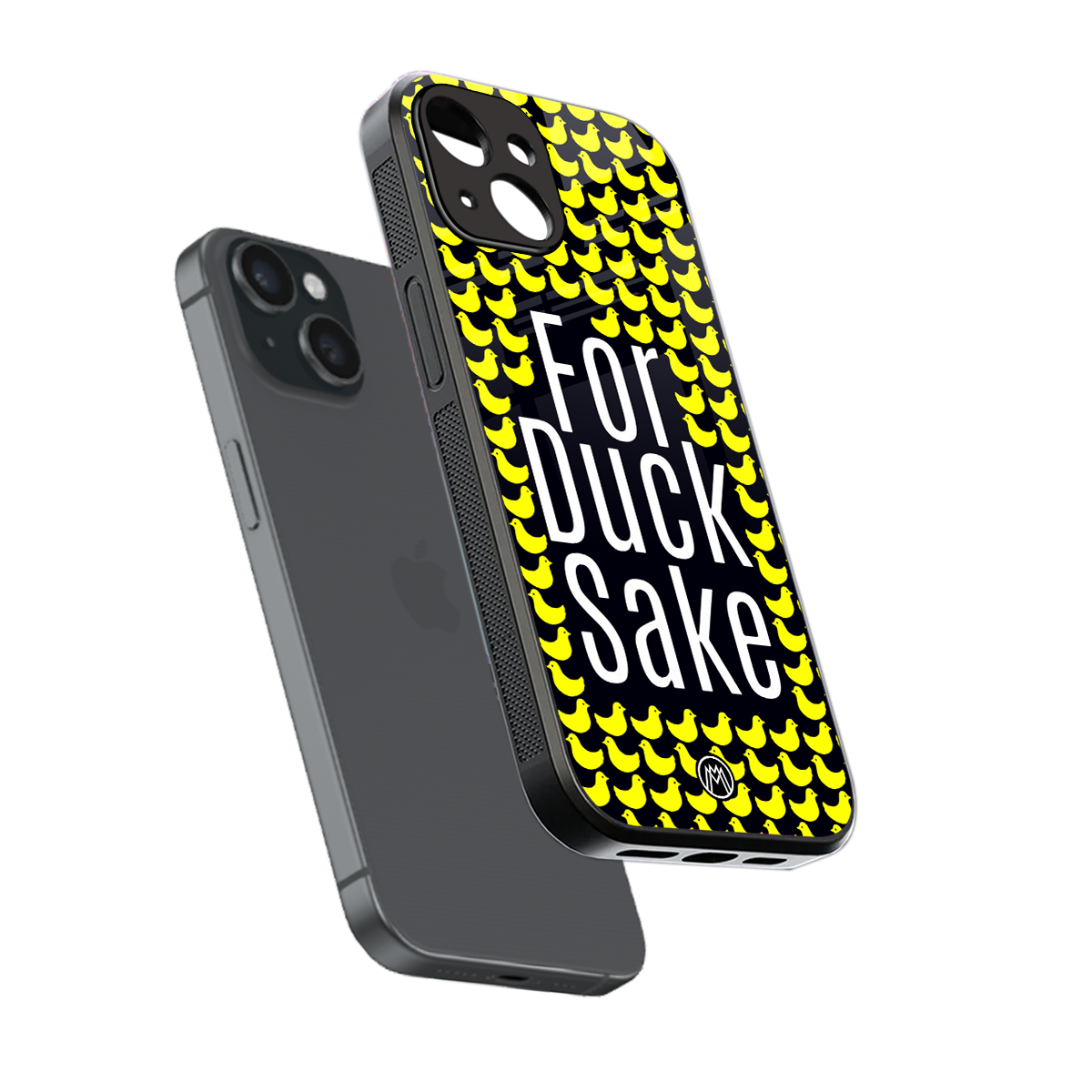 for duck sake back phone cover | glass case for iphone 15