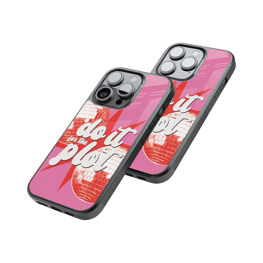 Protective Glass Back Phone Case Compatible with iPhone, Samsung, OnePlus, Pixel & More