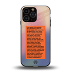 for what it's worth back phone cover | glass case for iphone 13 pro max