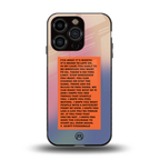 for what it's worth back phone cover | glass case for iphone 13 pro
