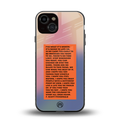 for what it's worth back phone cover | glass case for iphone 13
