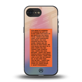 for what it's worth back phone cover | glass case for iphone 16e