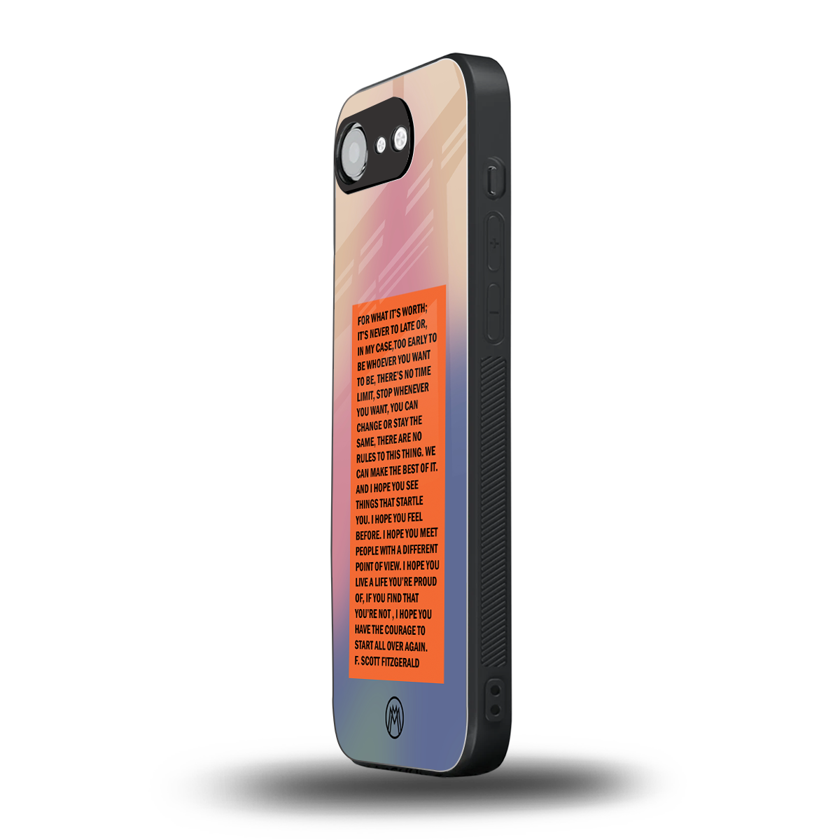 for what it's worth back phone cover | glass case for iphone 16e