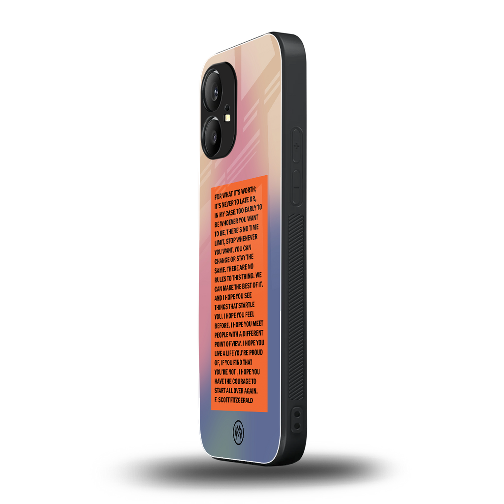 for what it's worth back phone cover | glass case for nothing phone 1
