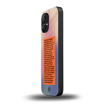 for what it's worth back phone cover | glass case for nothing phone 1