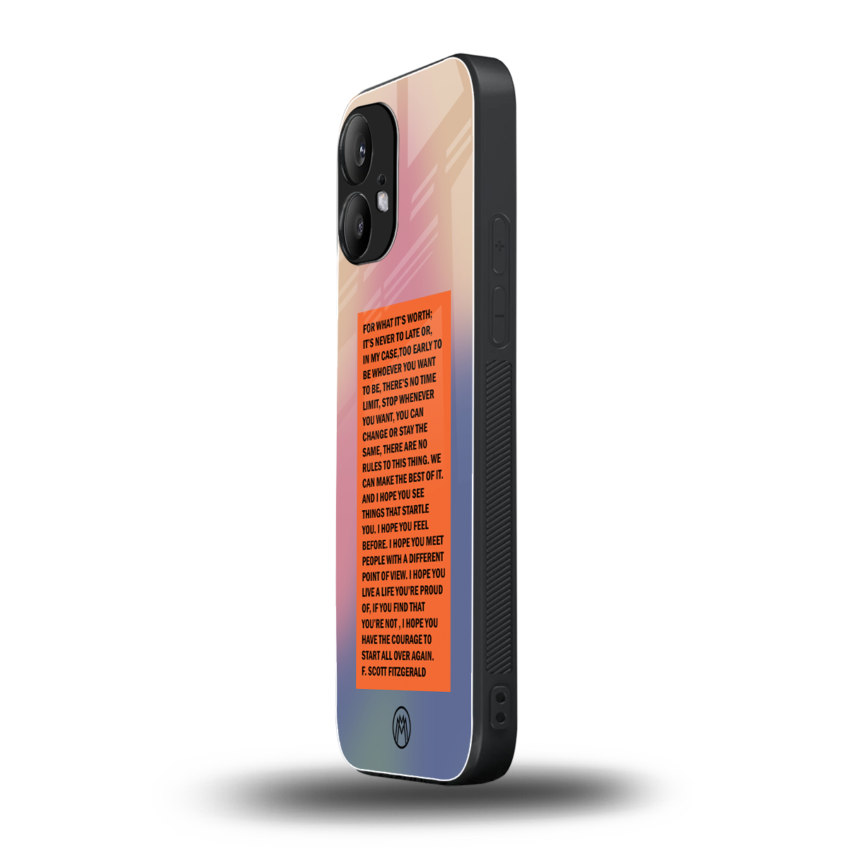 for what it's worth back phone cover | glass case for nothing phone 2