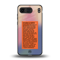 for what it's worth back phone cover | glass case for oneplus nord 4