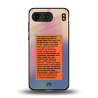 for what it's worth back phone cover | glass case for oneplus nord 4