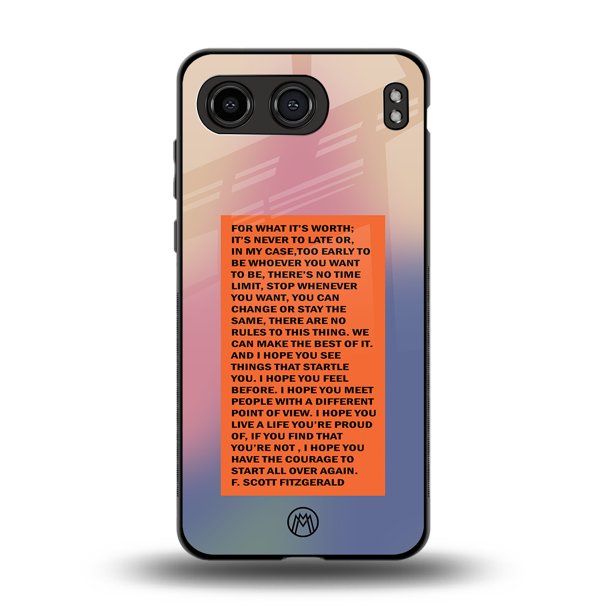 for what it's worth back phone cover | glass case for oneplus nord 4