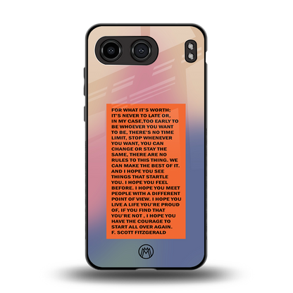 for what it's worth back phone cover | glass case for oneplus nord 4