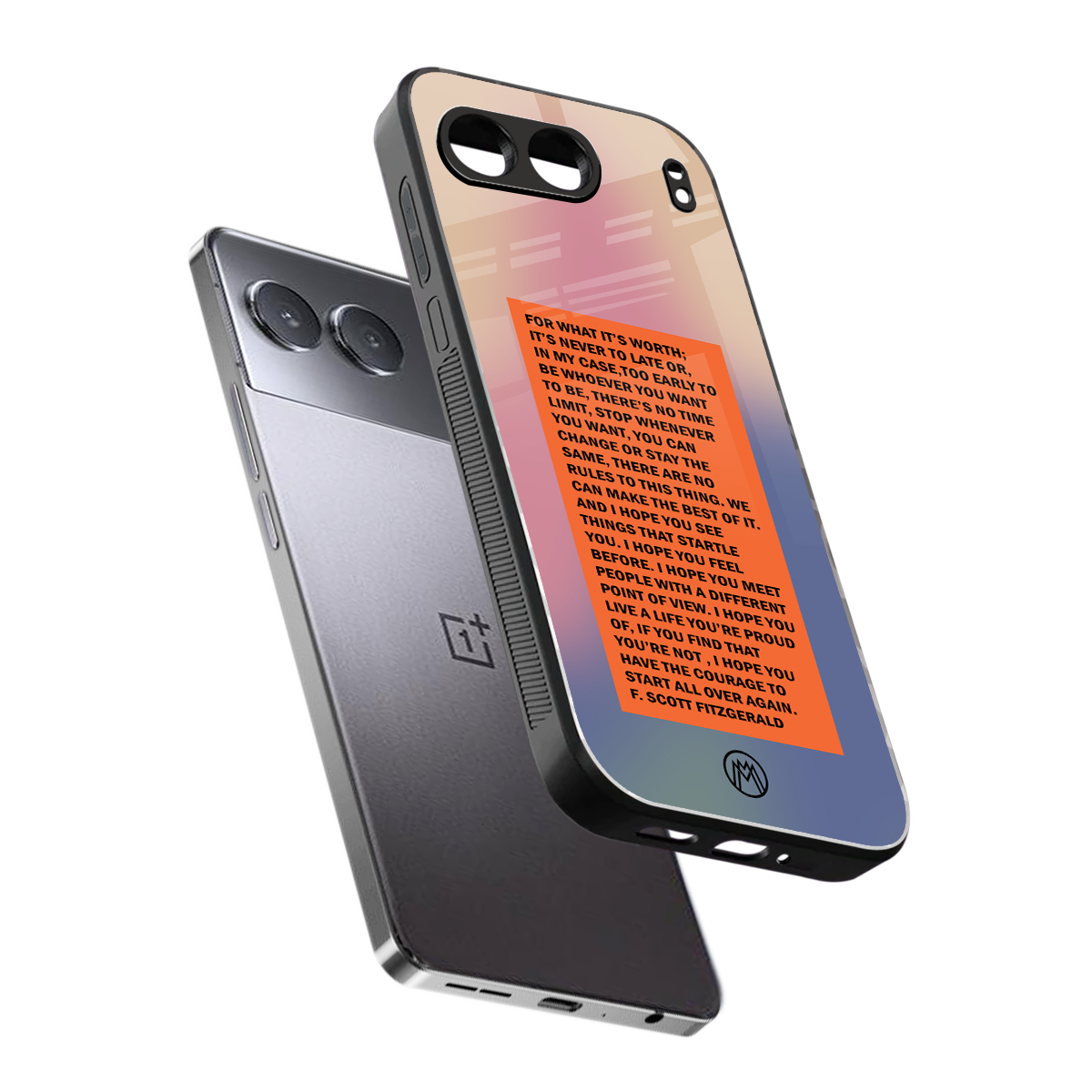 for what it's worth back phone cover | glass case for oneplus nord 4