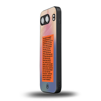 for what it's worth back phone cover | glass case for oneplus nord 4