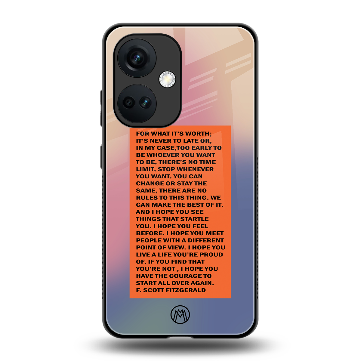 for what it's worth back phone cover | glass case for oneplus nord ce 3