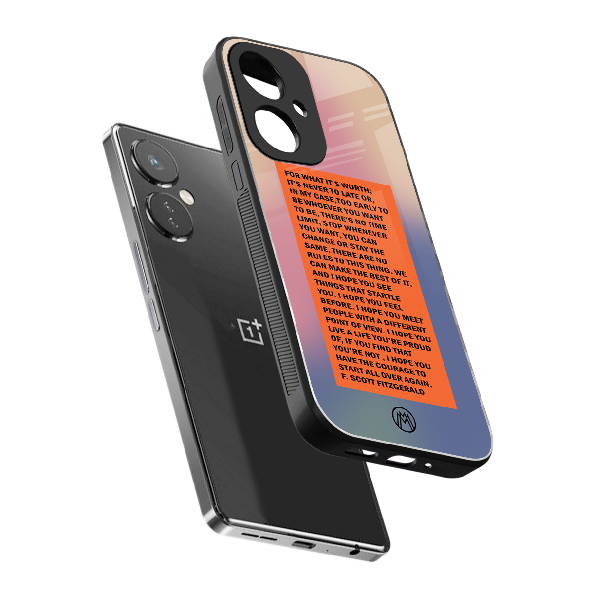 for what it's worth back phone cover | glass case for oneplus nord ce 3