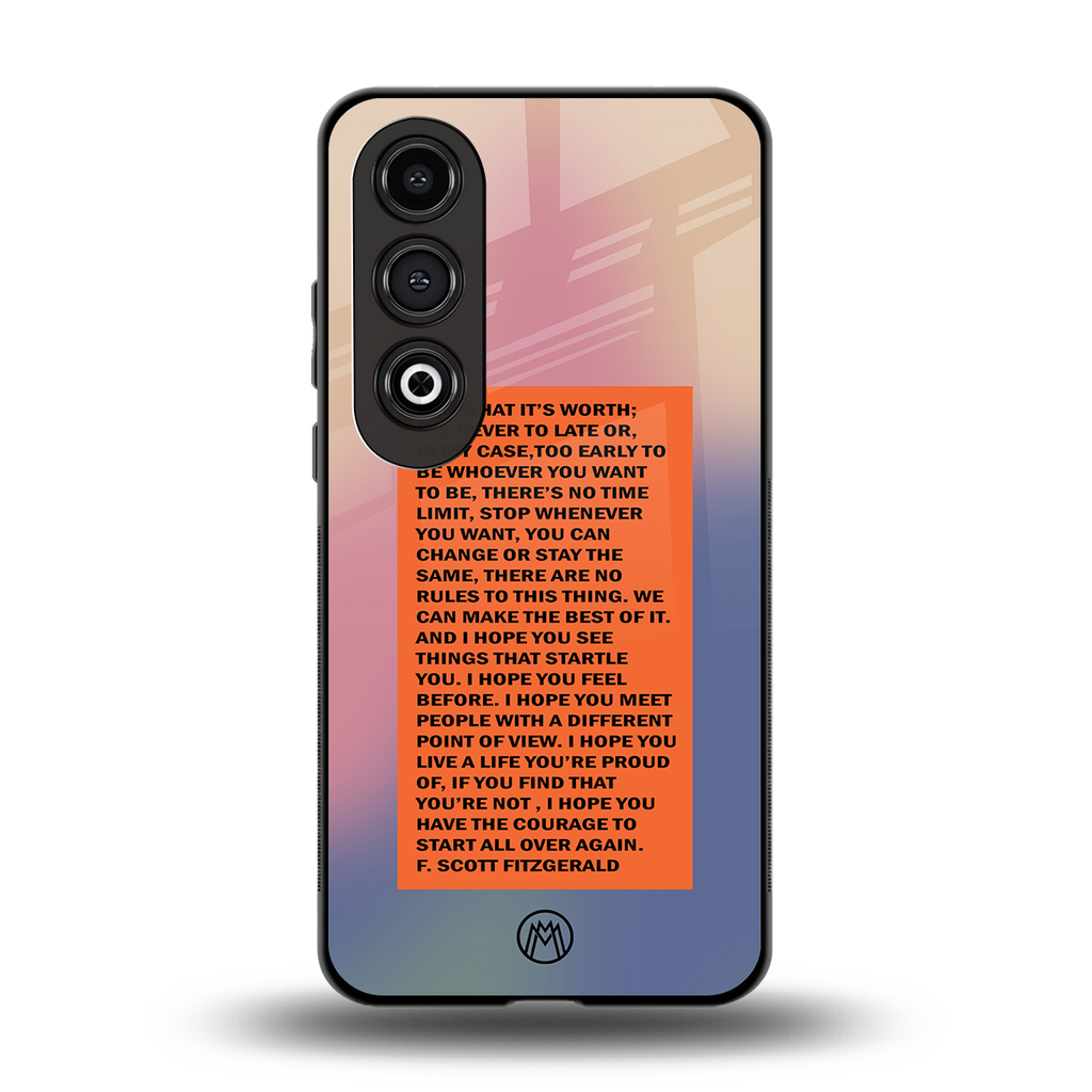 for what it's worth back phone cover | glass case for oneplus nord ce 4