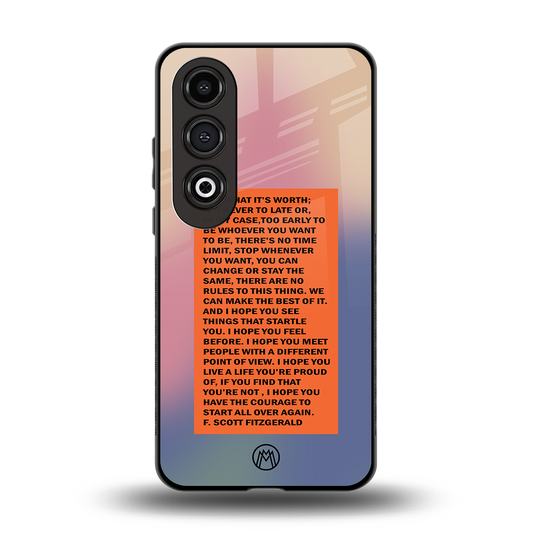 for what it's worth back phone cover | glass case for oneplus nord ce 4
