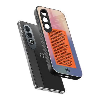 for what it's worth back phone cover | glass case for oneplus nord ce 4