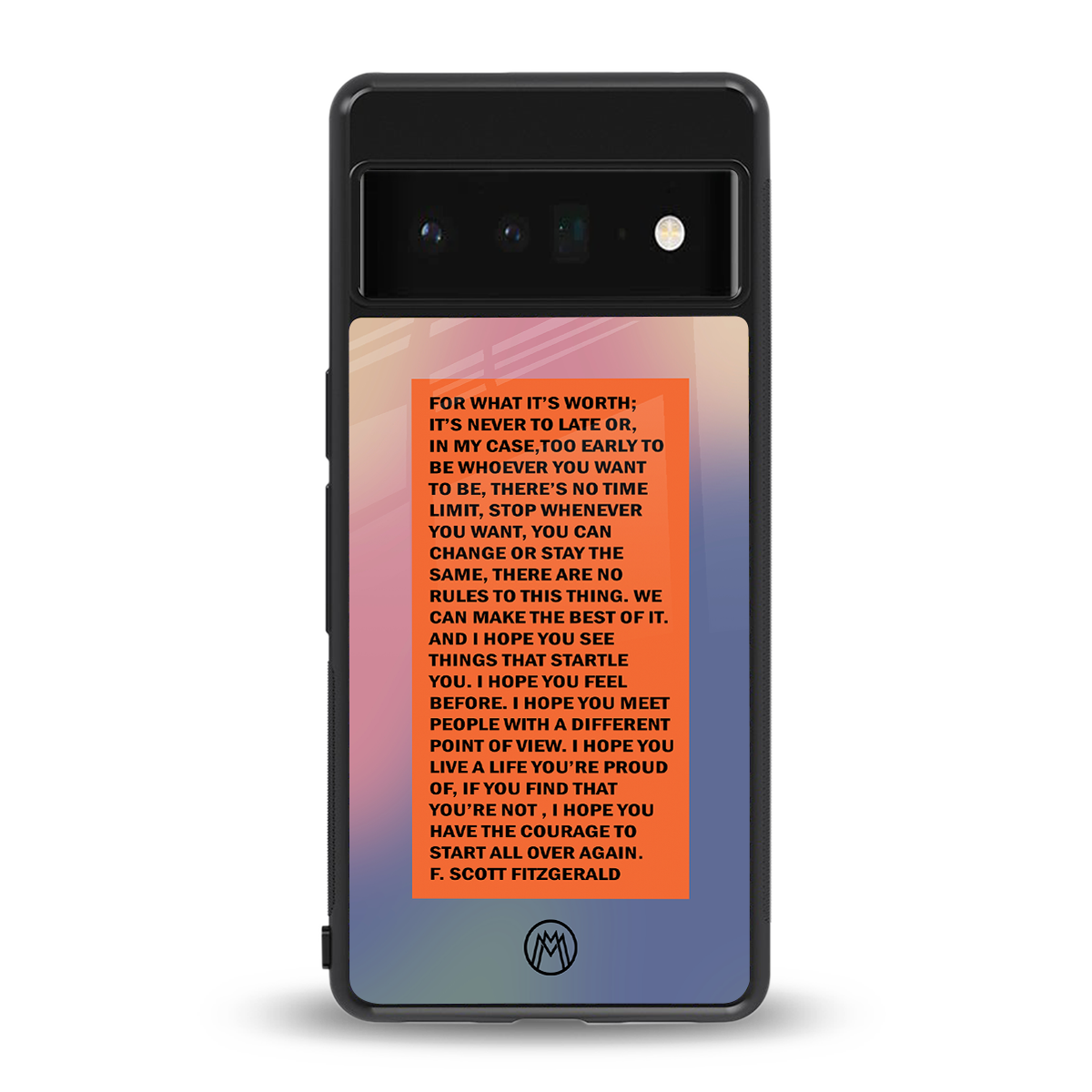 for what it's worth back phone cover | glass case for google pixel 6 pro