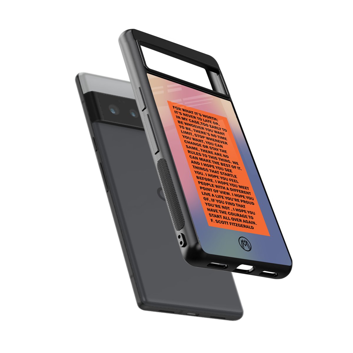 for what it's worth back phone cover | glass case for google pixel 6 pro