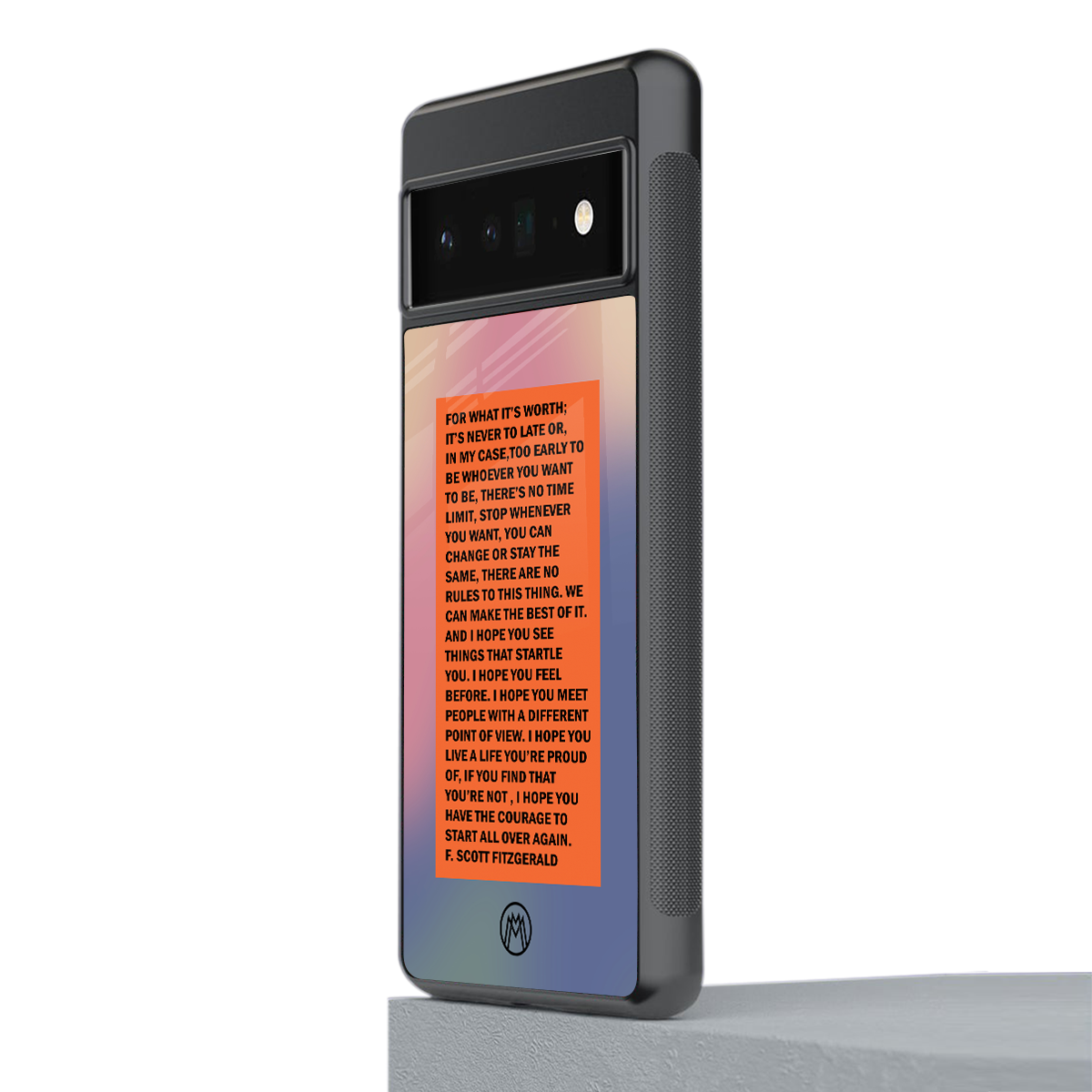 for what it's worth back phone cover | glass case for google pixel 6 pro