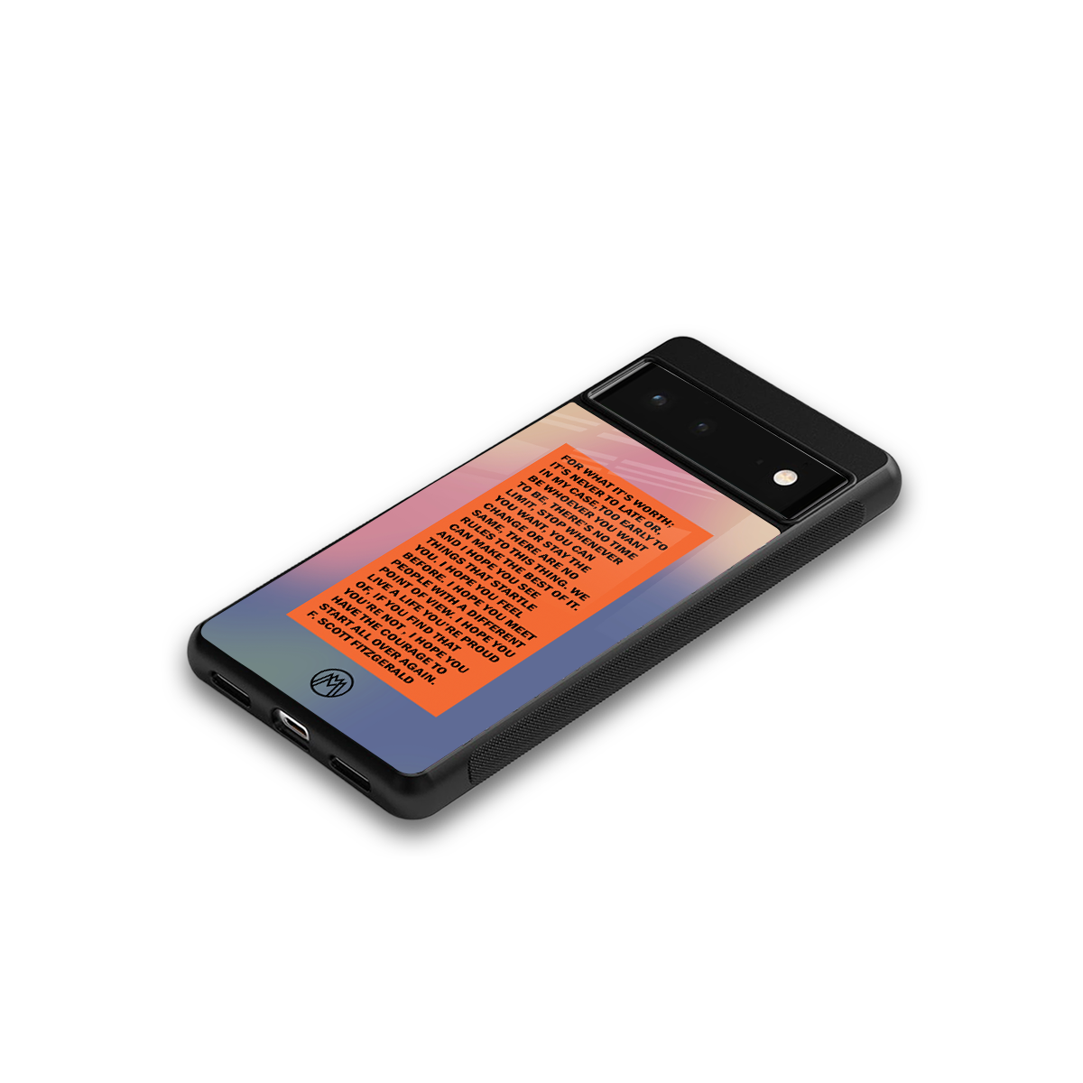 for what it's worth back phone cover | glass case for google pixel 6