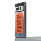 for what it's worth back phone cover | glass case for google pixel 7 pro