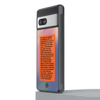 for what it's worth back phone cover | glass case for Google Pixel 7