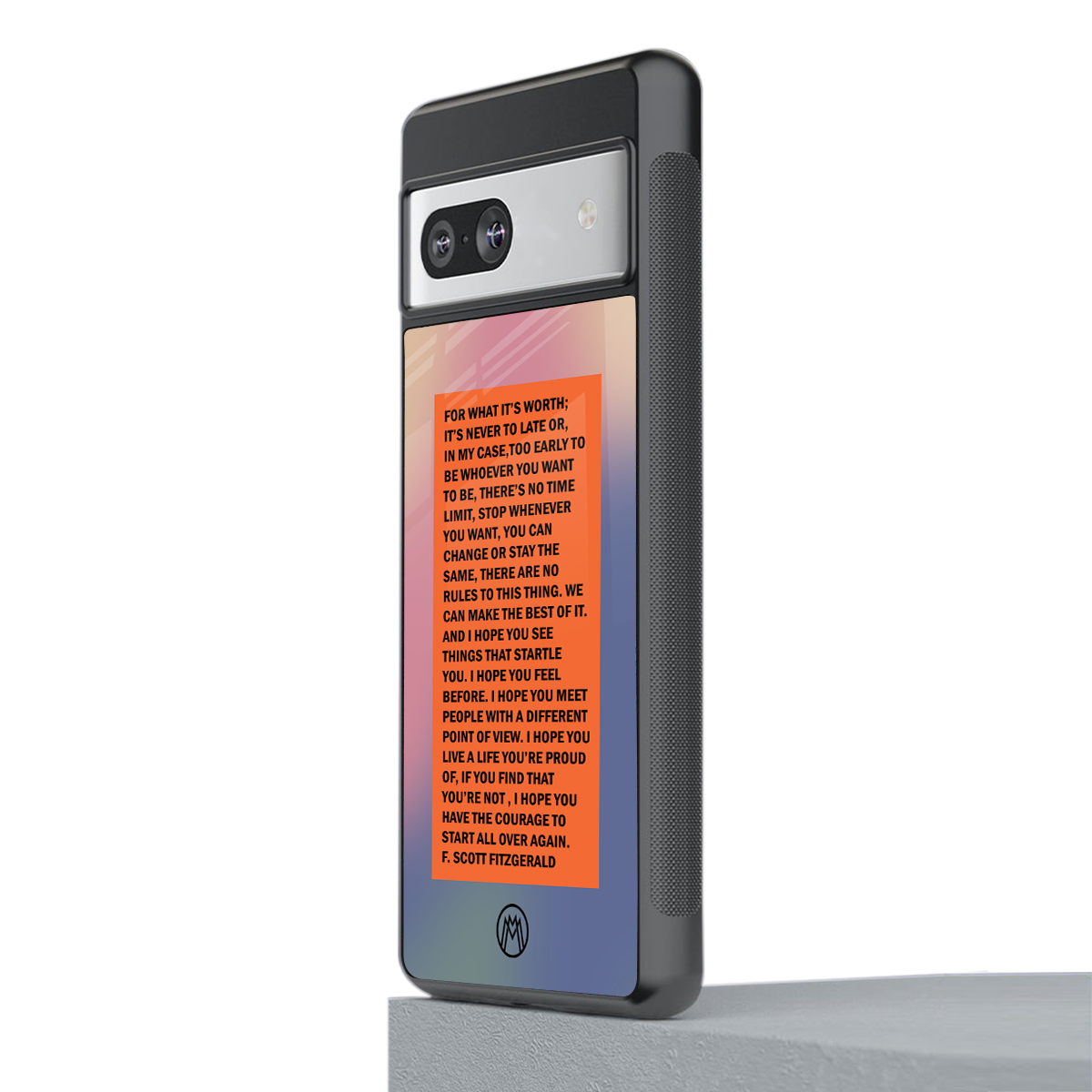 for what it's worth back phone cover | glass case for Google Pixel 7A