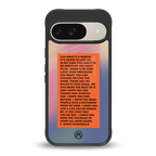for what it's worth back phone cover | glass case for google pixel 9