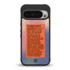 for what it's worth back phone cover | glass case for google pixel 9 pro