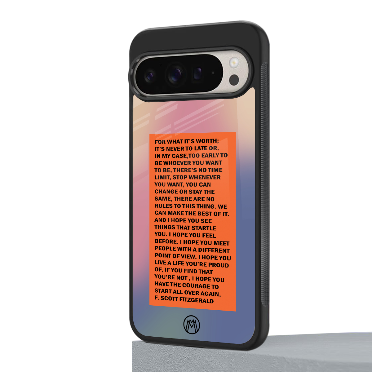 for what it's worth back phone cover | glass case for google pixel 9 pro