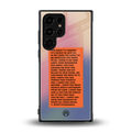 for what it's worth back phone cover | glass case for samsung galaxy s23 ultra