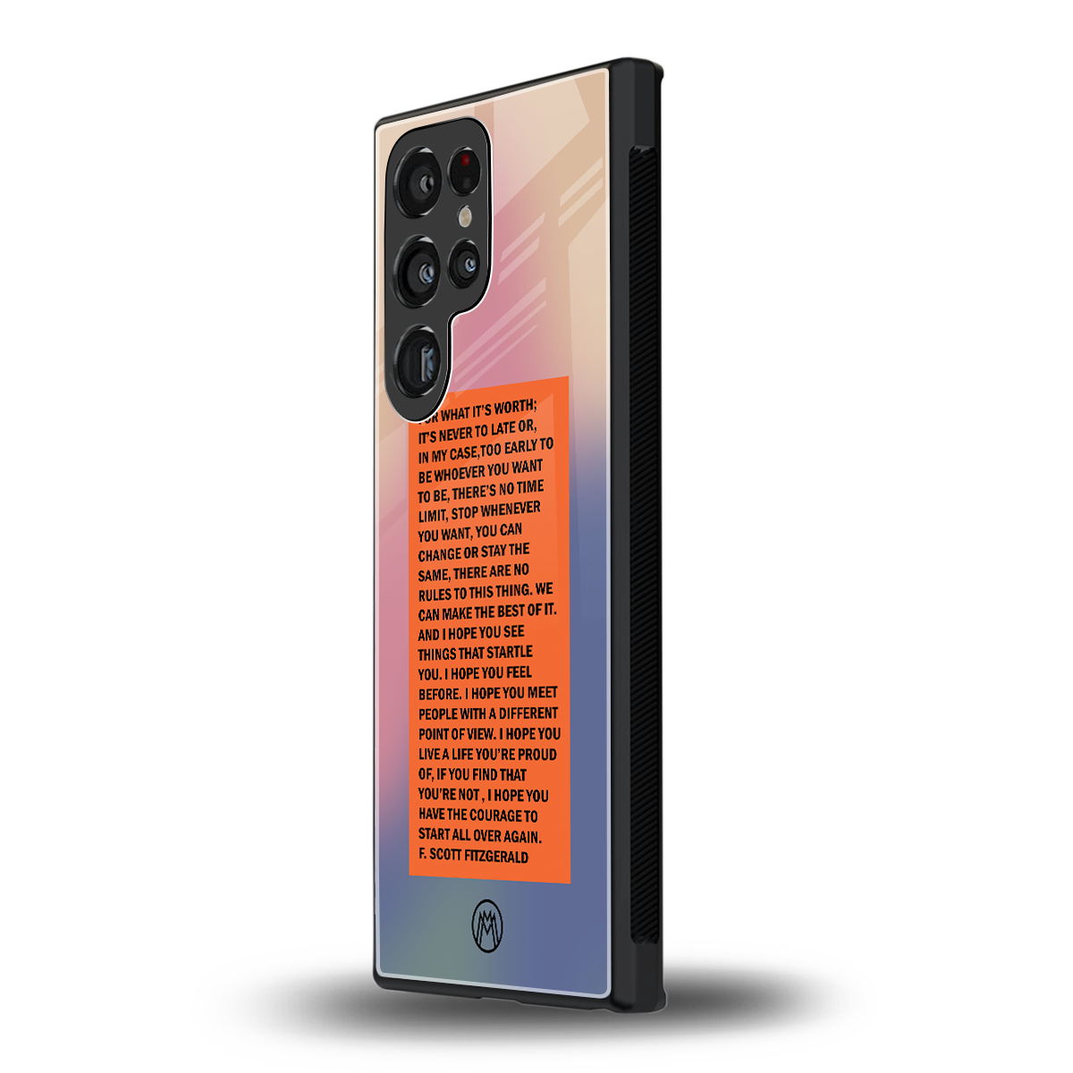 for what it's worth back phone cover | glass case for samsung galaxy s23 ultra