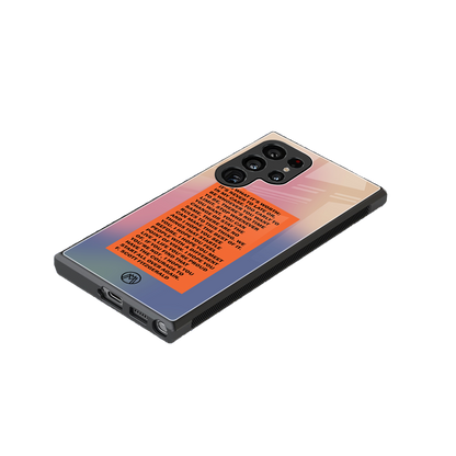 for what it's worth back phone cover | glass case for samsung galaxy s23 ultra