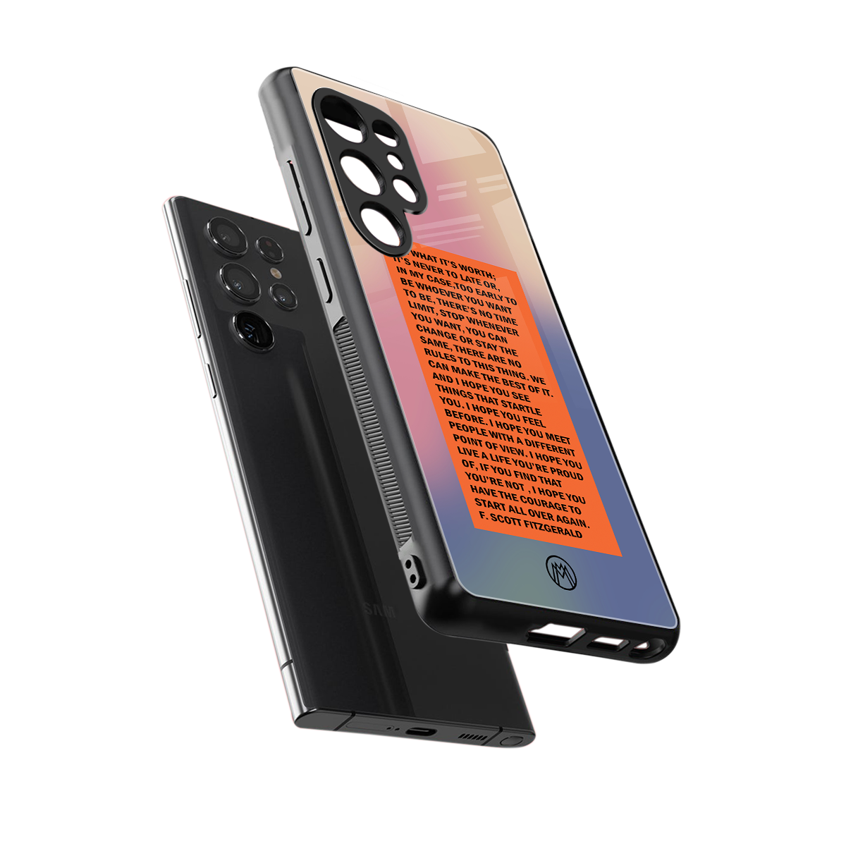 for what it's worth back phone cover | glass case for samsung galaxy s25 ultra