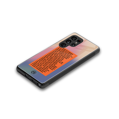 for what it's worth back phone cover | glass case for samsung galaxy s25 ultra
