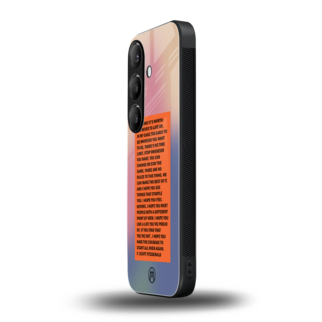 for what it's worth back phone cover | glass case for samsung galaxy s24