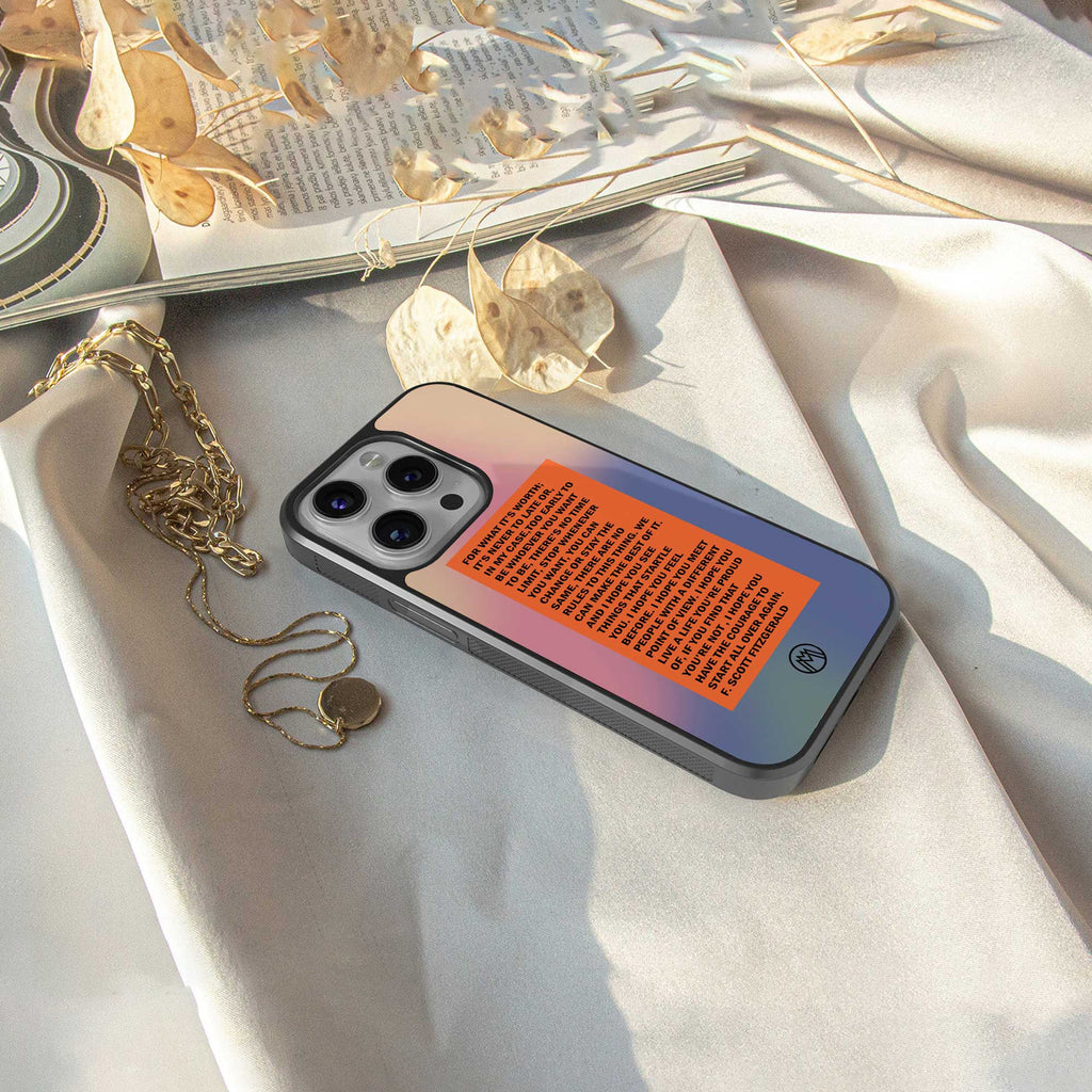 for what it's worth back phone cover | glass case for oneplus nord 3