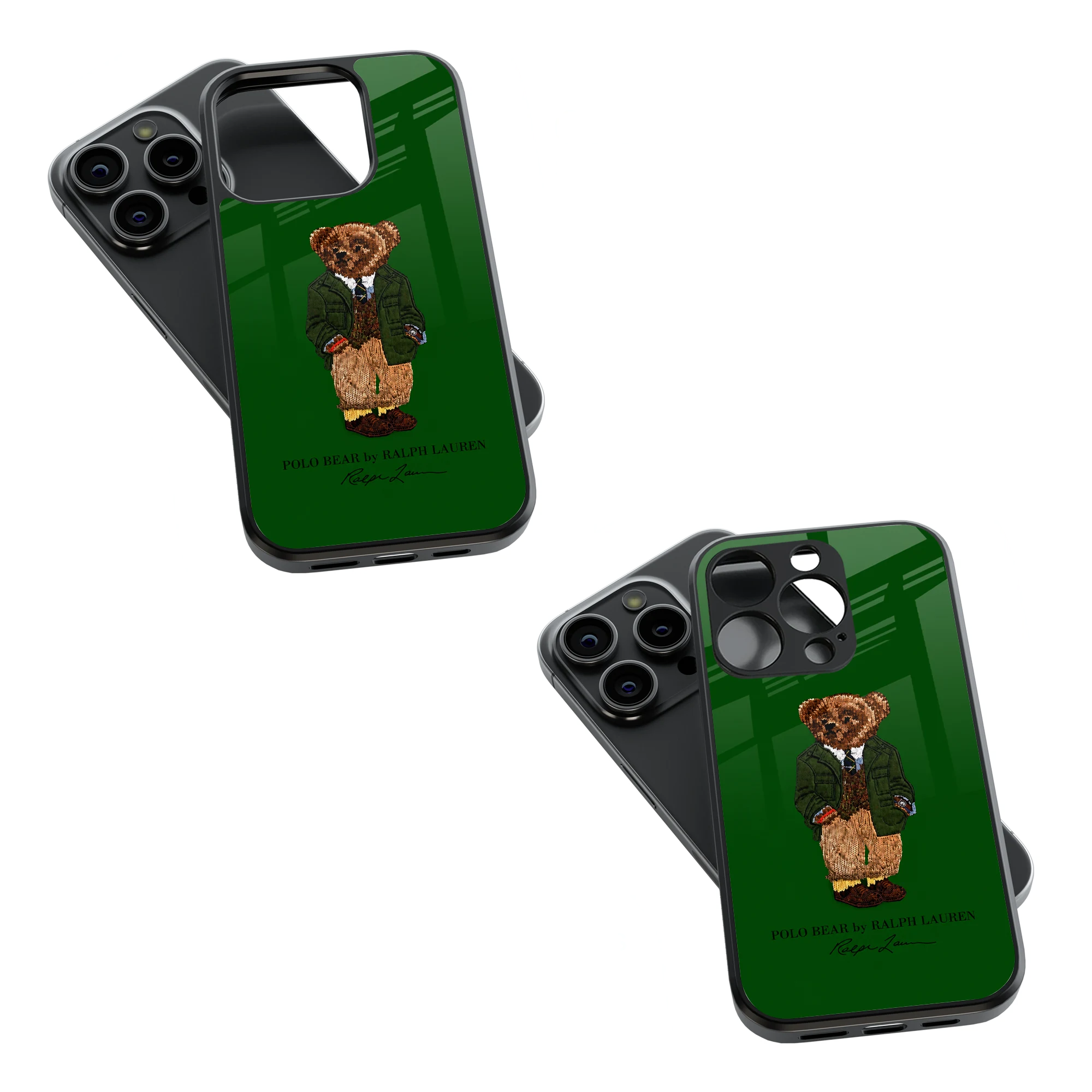Trendy Glass Back Mobile Case for iPhone, Samsung, Redmi, OnePlus, Google Pixel, Motorola