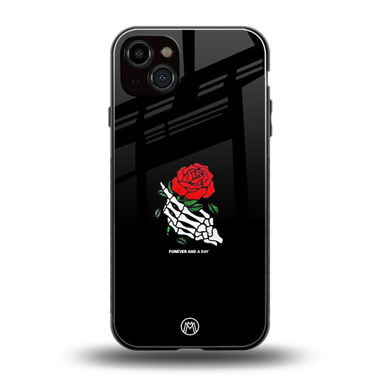 forever and a day back phone cover | glass case for iphone 14 plus