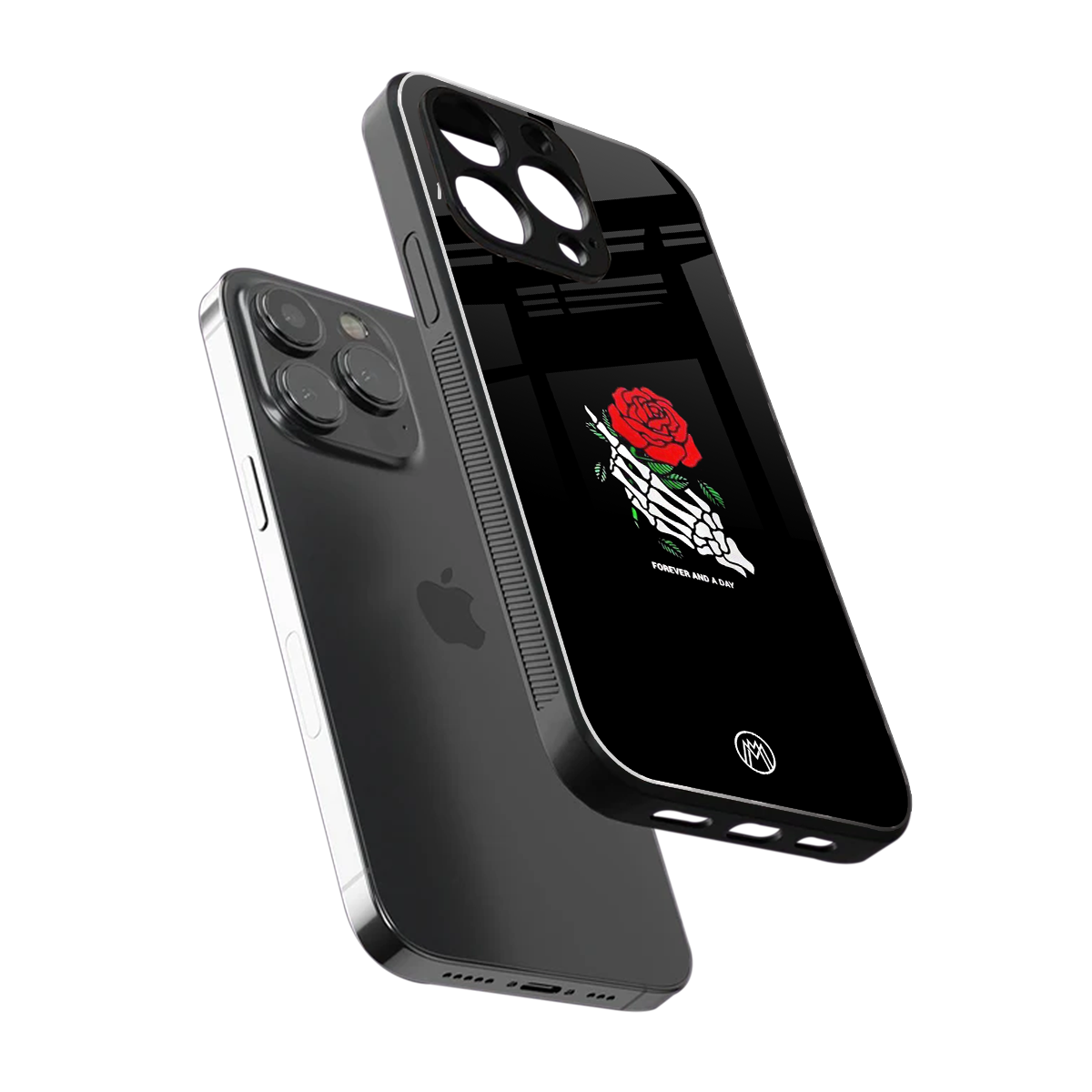 forever and a day back phone cover | glass case for iphone 15 pro max
