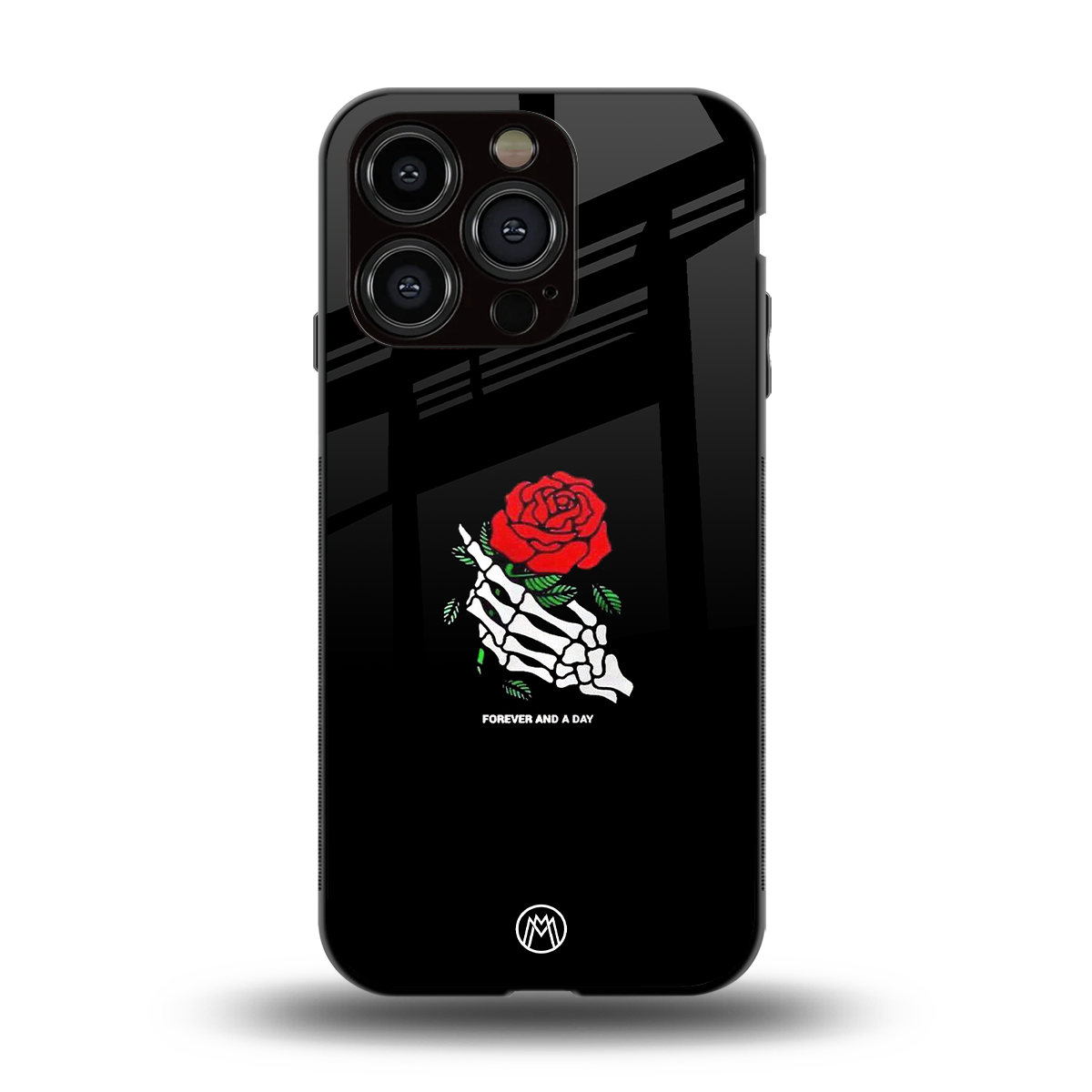 forever and a day back phone cover | glass case for iphone 15 pro