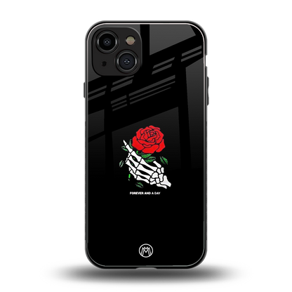 forever and a day back phone cover | glass case for iphone 15