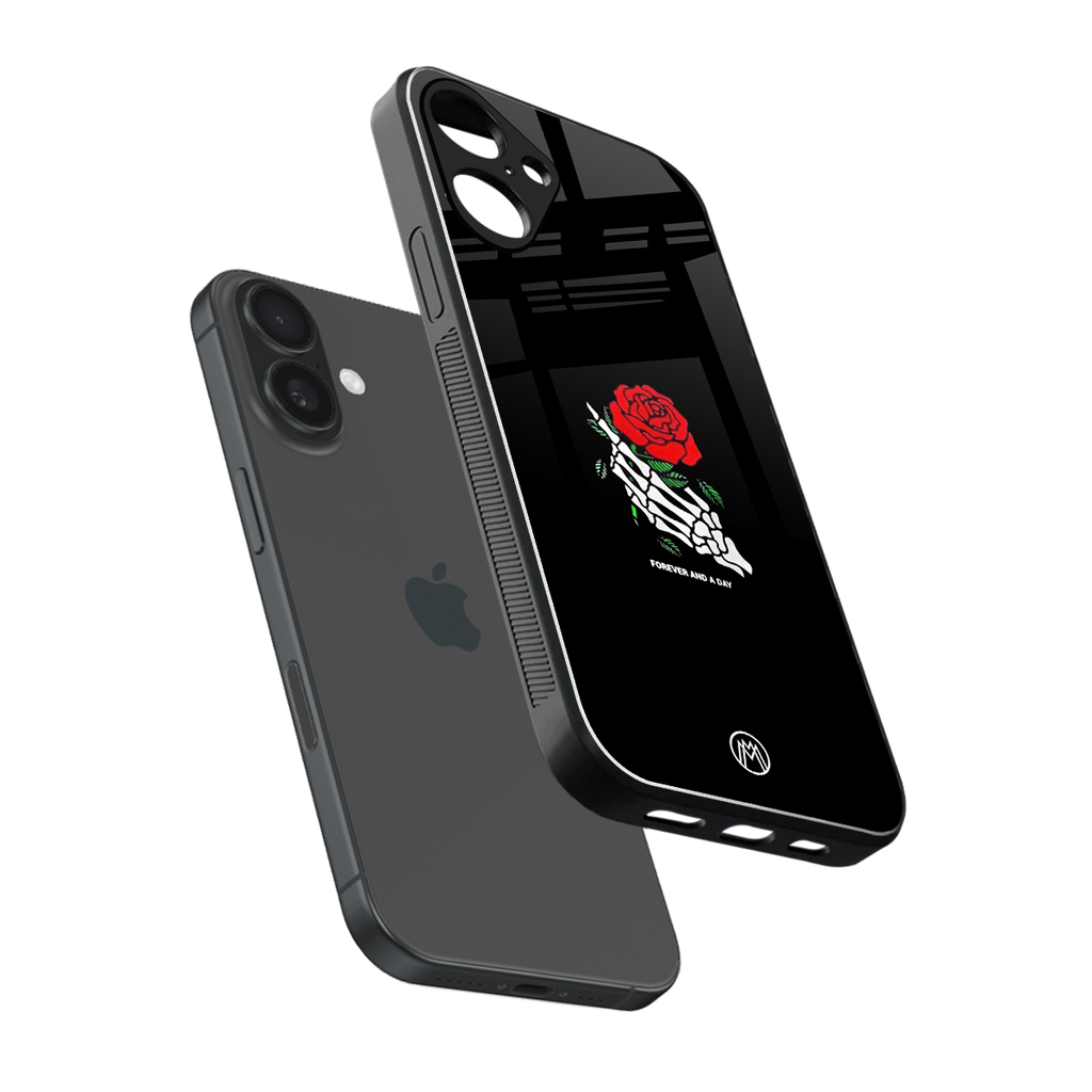 forever and a day back phone cover | glass case for iphone 16 plus